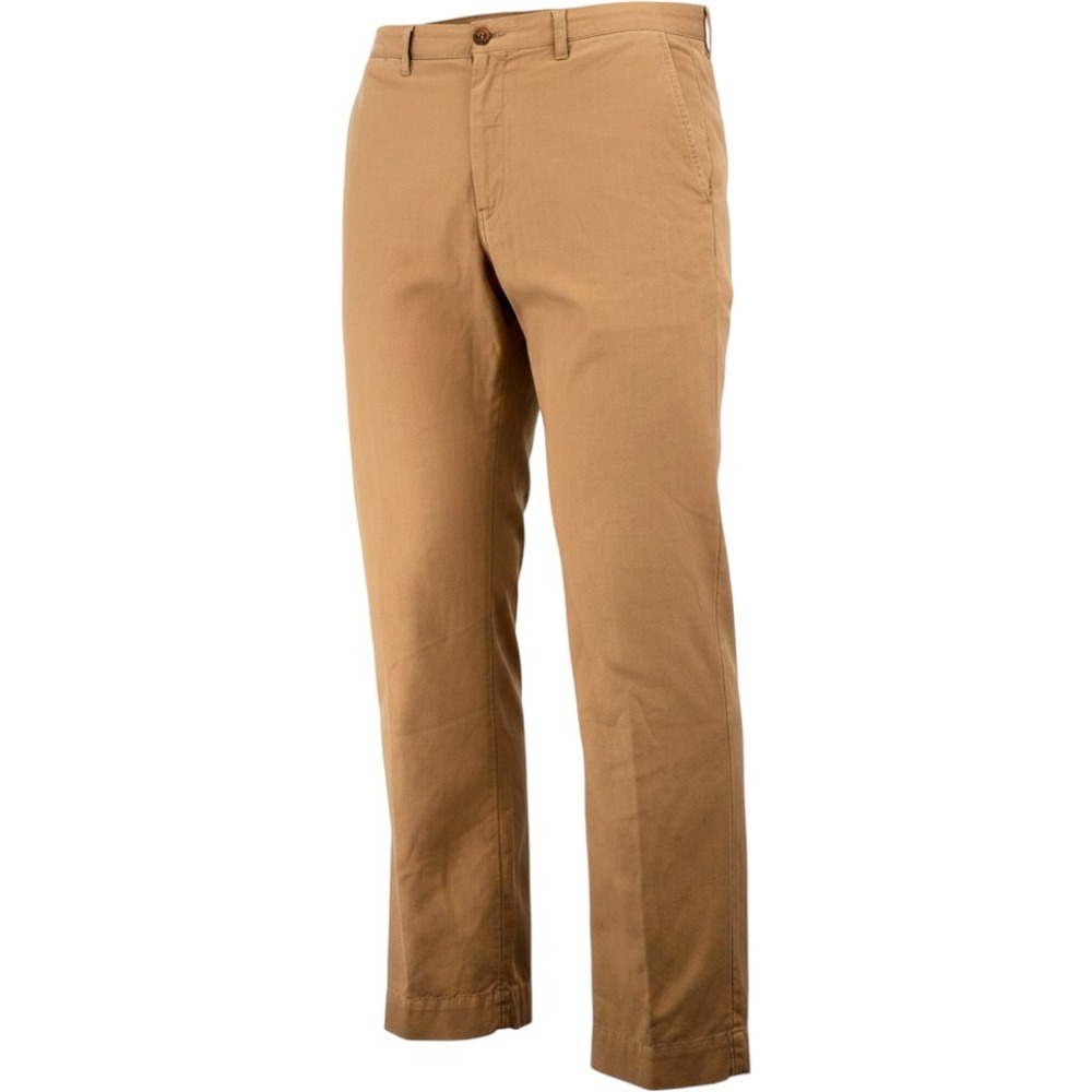 Polo Ralph Lauren Chino Pants Mens 38/32 Tan Straight Fit Linen Cotton Khaki